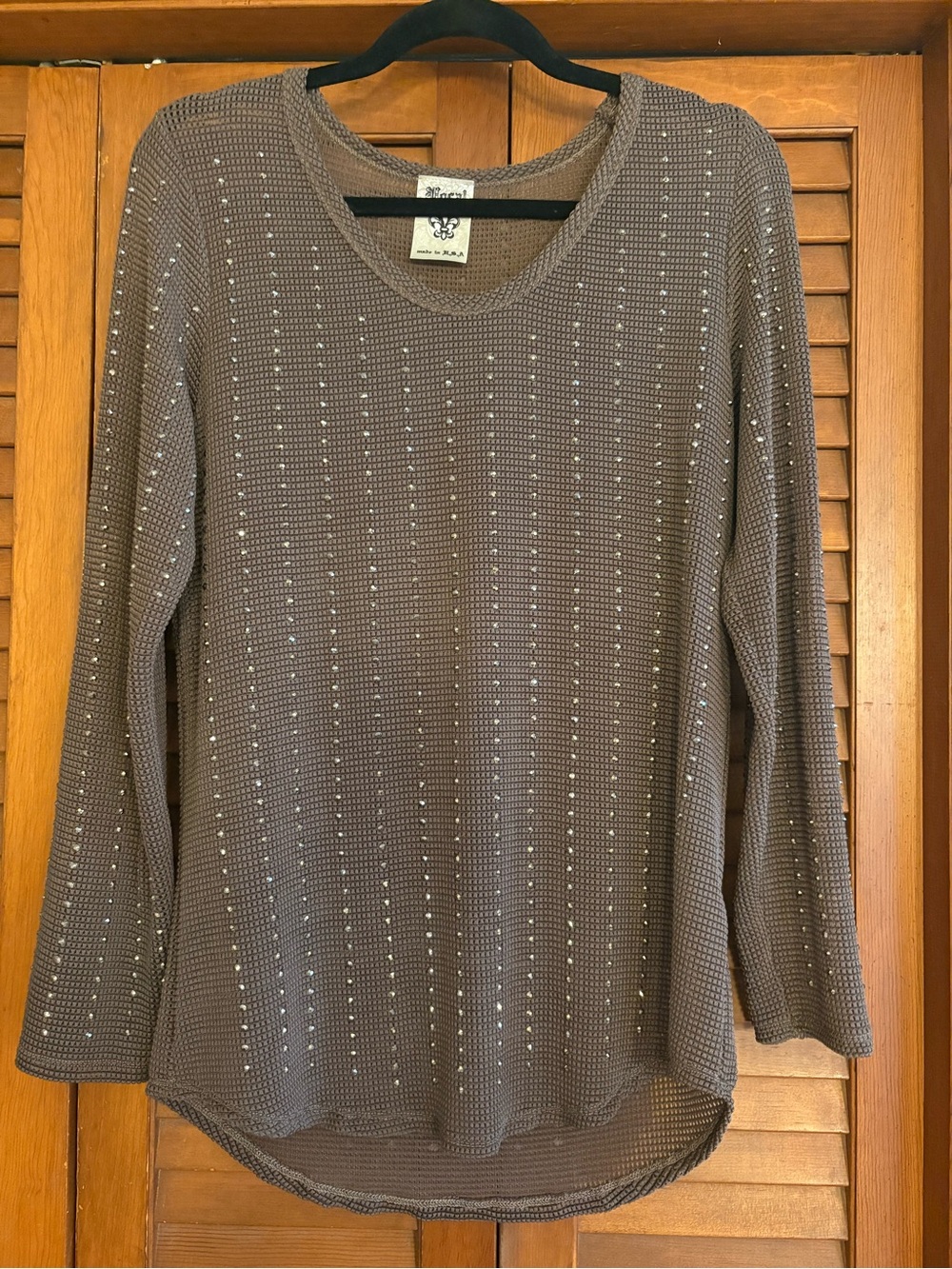 Rhinestone blouse
